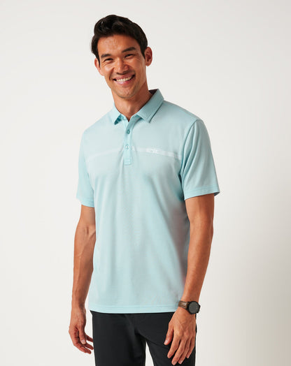 Lake Breeze Polo Cory Blue | Travis Mathew