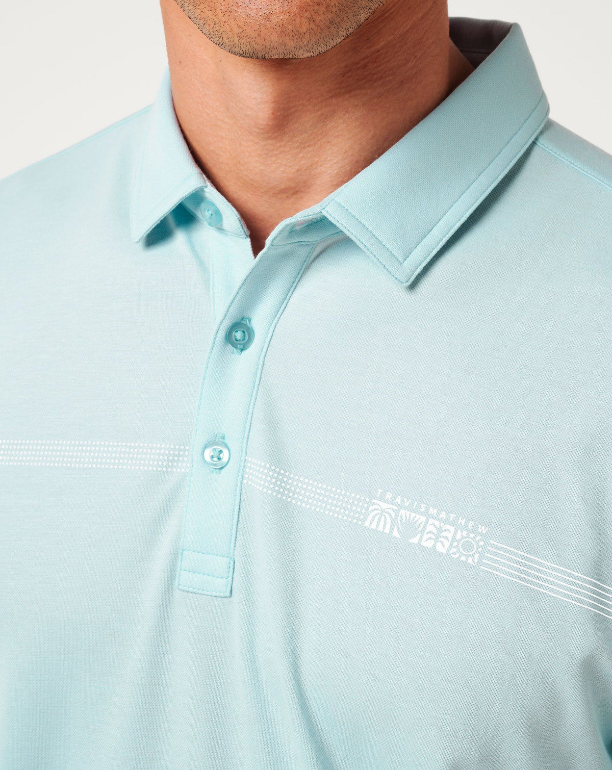 Lake Breeze Polo Cory Blue | Travis Mathew