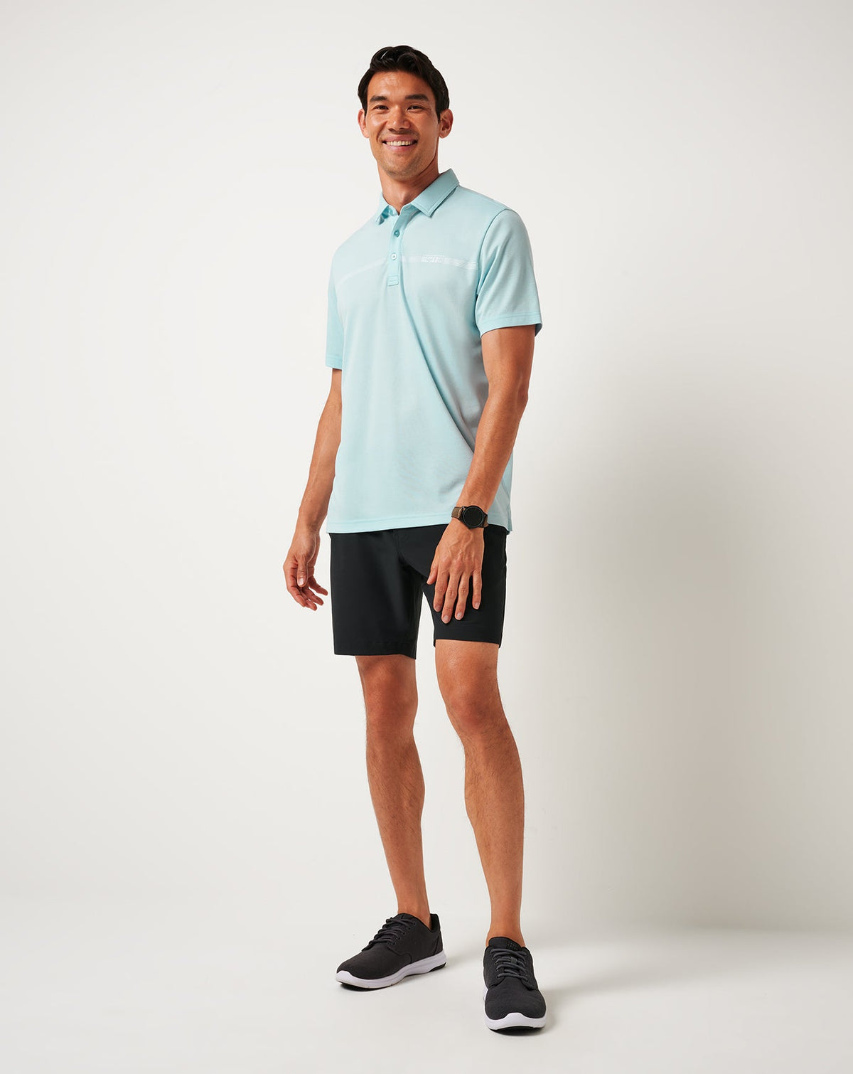 Lake Breeze Polo Cory Blue | Travis Mathew