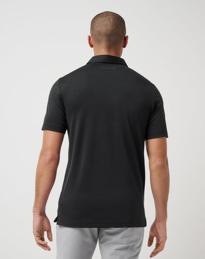 Featherweight Polo Black | Travis Mathew