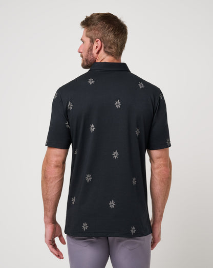 Rome Around Polo Black | Travis Mathew