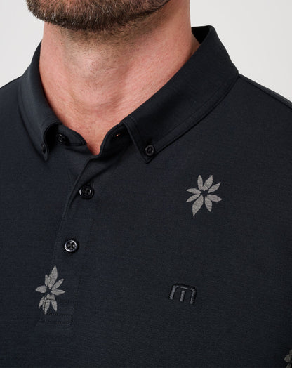 Rome Around Polo Black | Travis Mathew