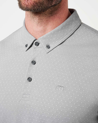 Handsome Town 3.0 Polo Heather Light Grey | Travis Mathew