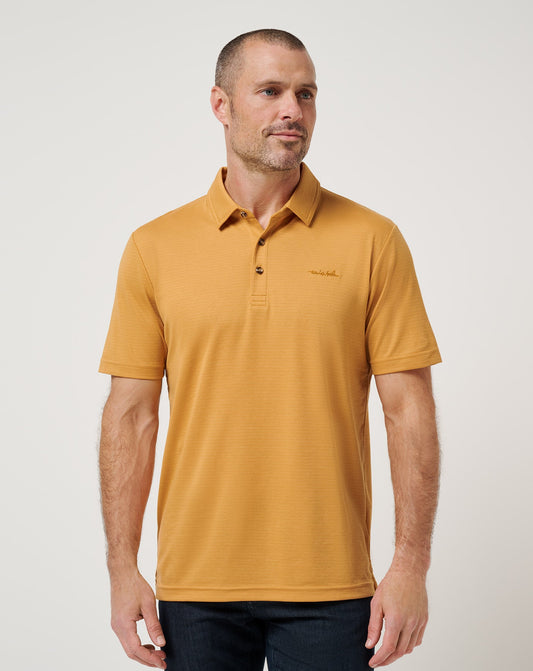The Zinna 2.0 Polo Spruce Yellow | Travis Mathew