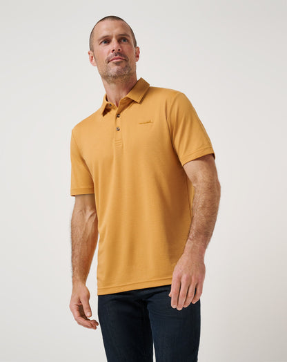 The Zinna 2.0 Polo Spruce Yellow | Travis Mathew
