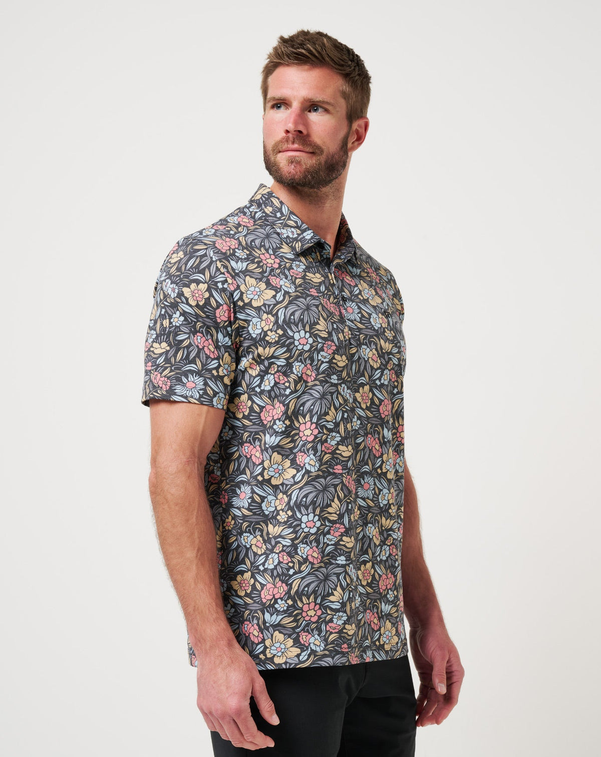 Featherweight Day Cruise Polo Black | Travis Mathew