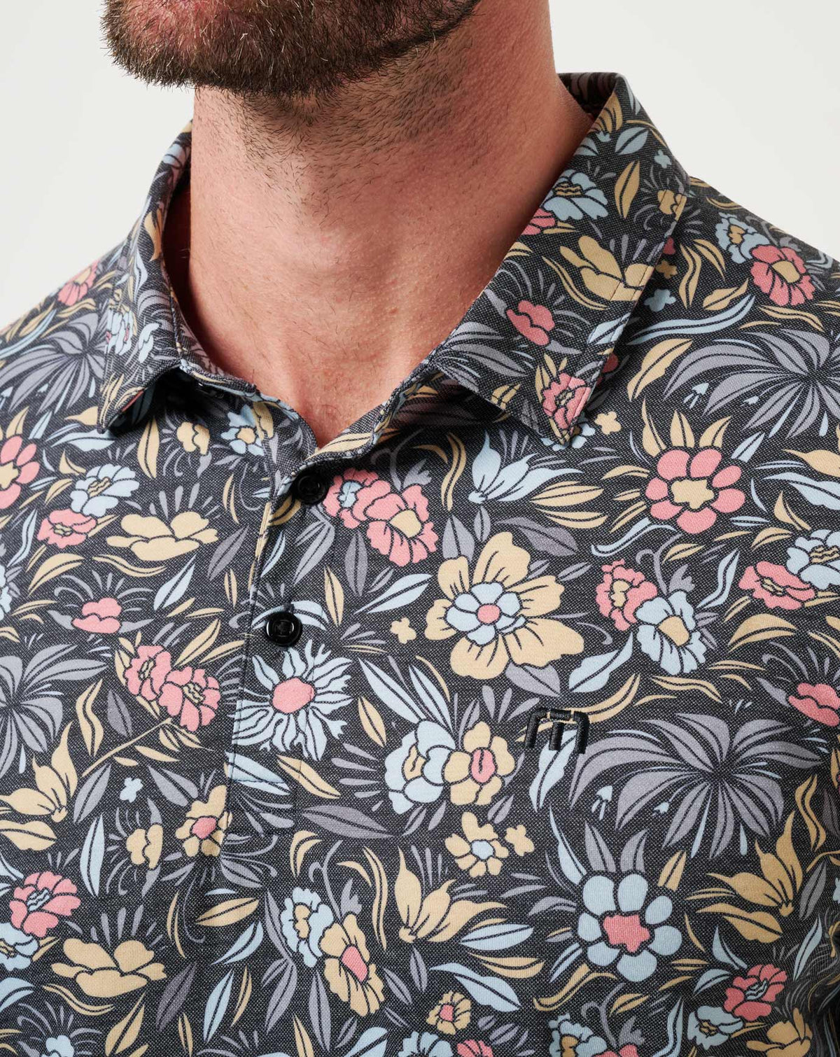 Featherweight Day Cruise Polo Black | Travis Mathew