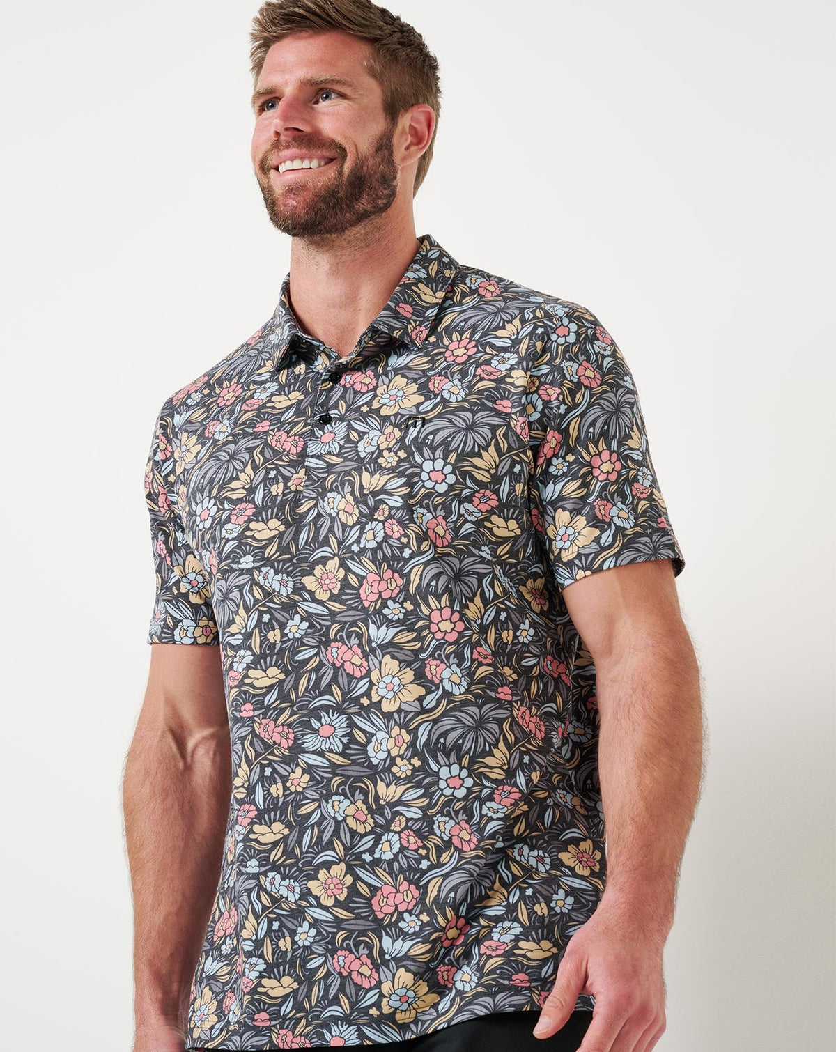 Featherweight Day Cruise Polo Black | Travis Mathew