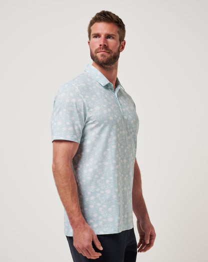 Featherweight Cove Polo Azzurro | Travis Mathew