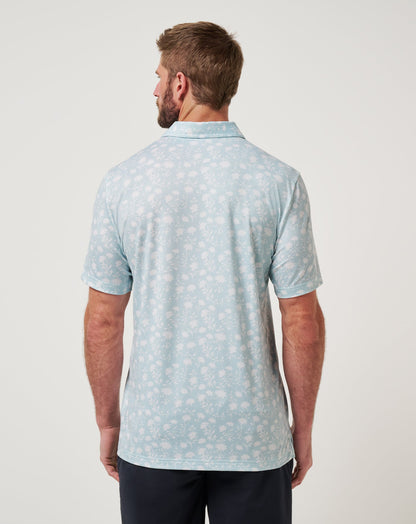 Featherweight Cove Polo Azzurro | Travis Mathew
