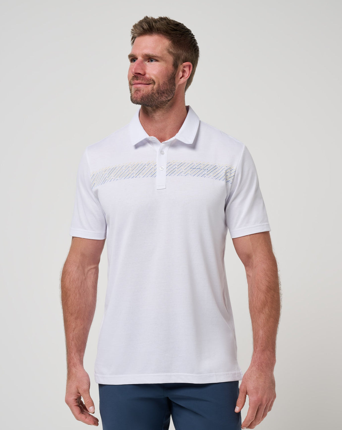 Landline Polo White | Travis Mathew