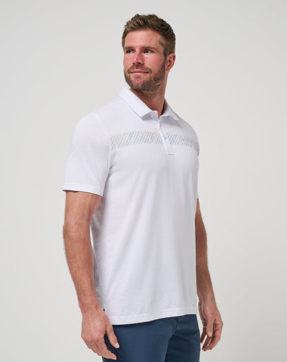 Landline Polo White | Travis Mathew