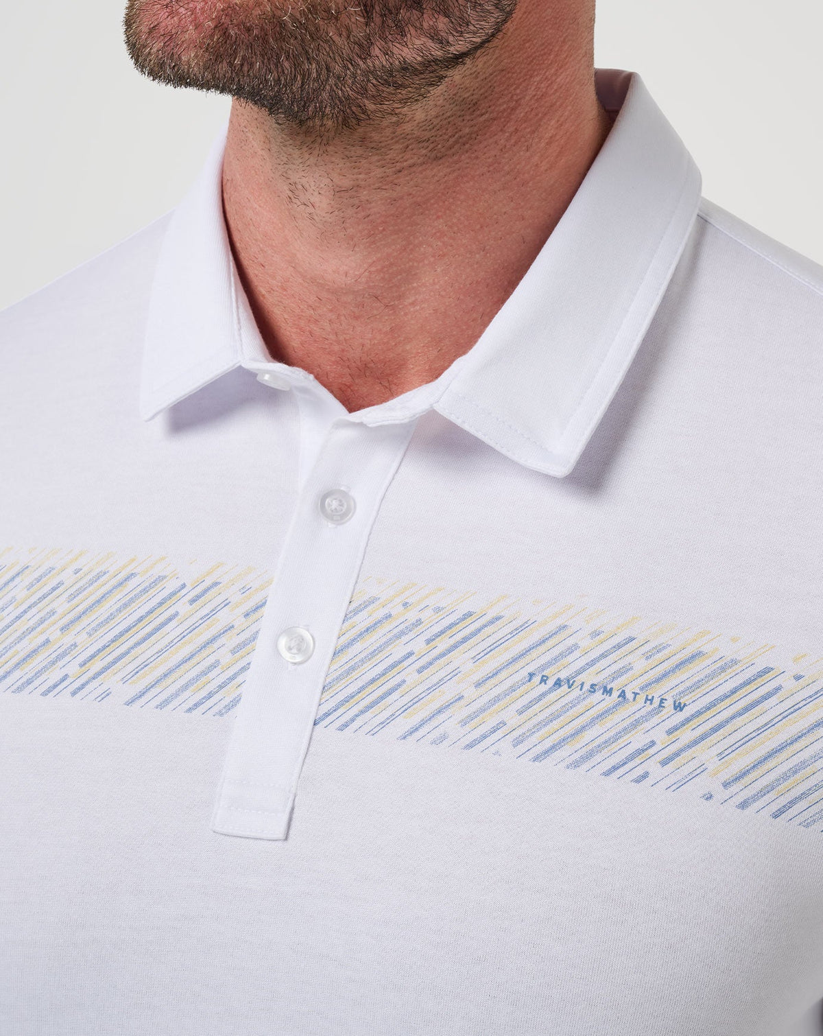 Landline Polo White | Travis Mathew