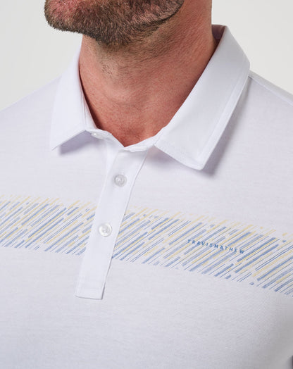 Landline Polo White | Travis Mathew