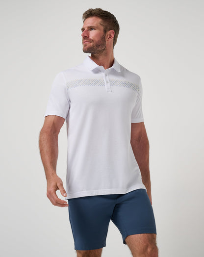 Landline Polo White | Travis Mathew
