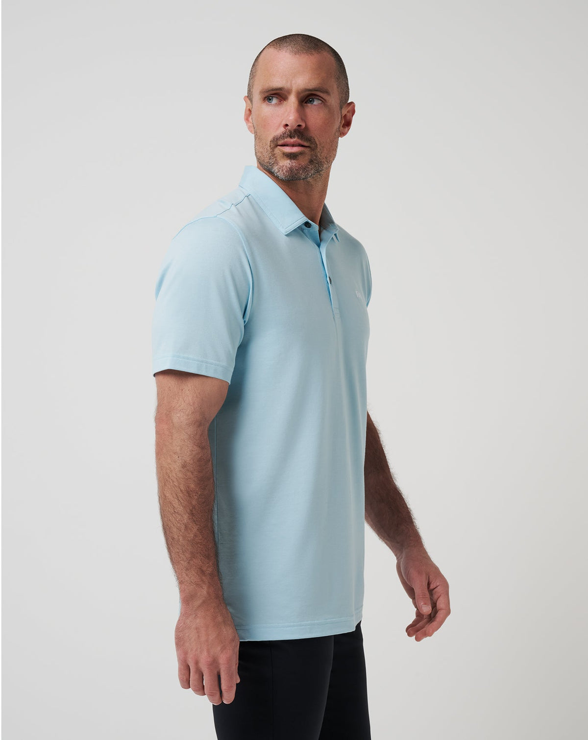 Featherweight Polo Cory Blue | Travis Mathew
