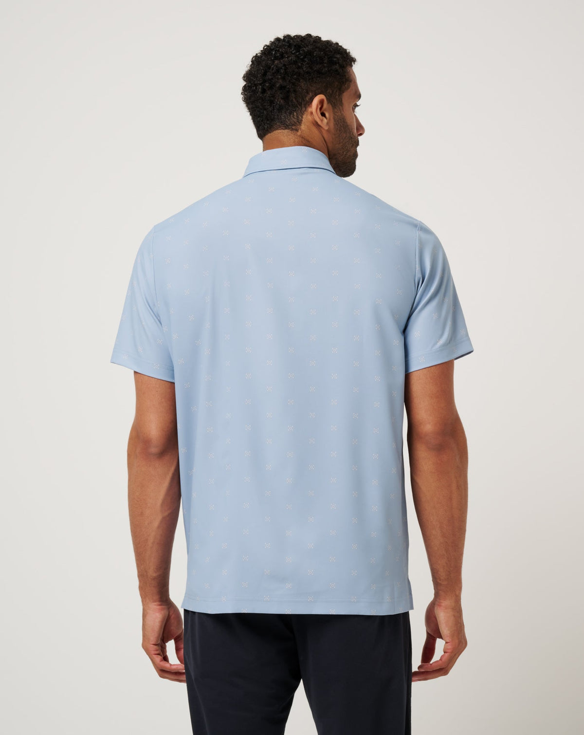 Air Taxi Polo Dusty Blue | Travis Mathew