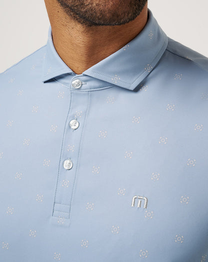 Air Taxi Polo Dusty Blue | Travis Mathew
