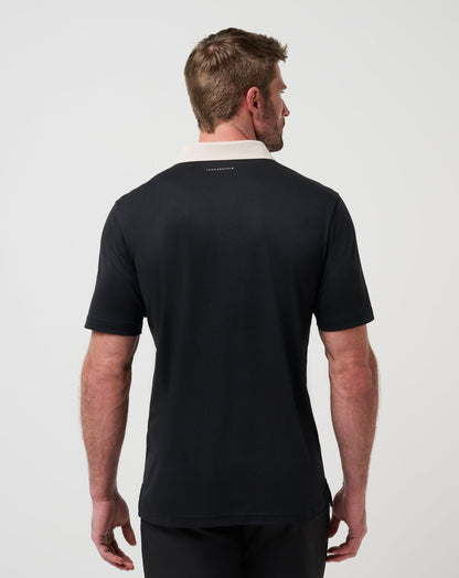 Stick Side Polo Black | Travis Mathew