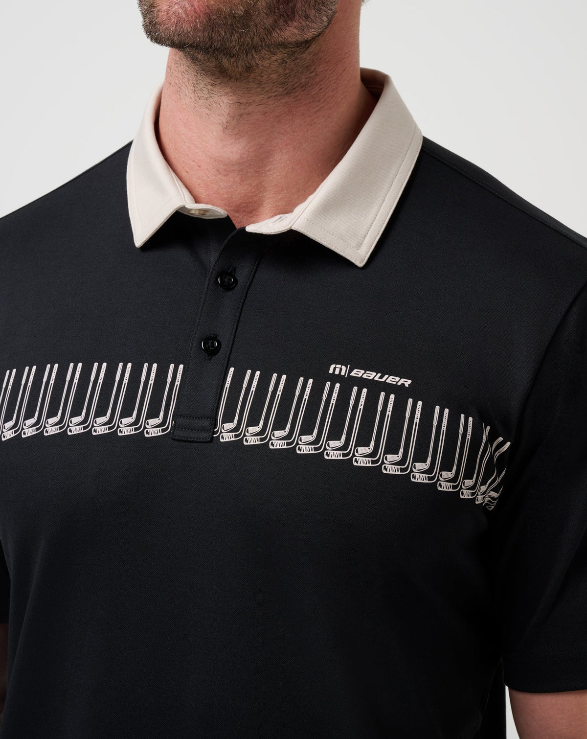 Stick Side Polo Black | Travis Mathew