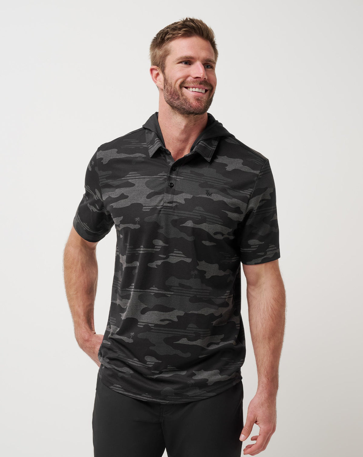 Showdown Stealth Polo Black | Travis Mathew