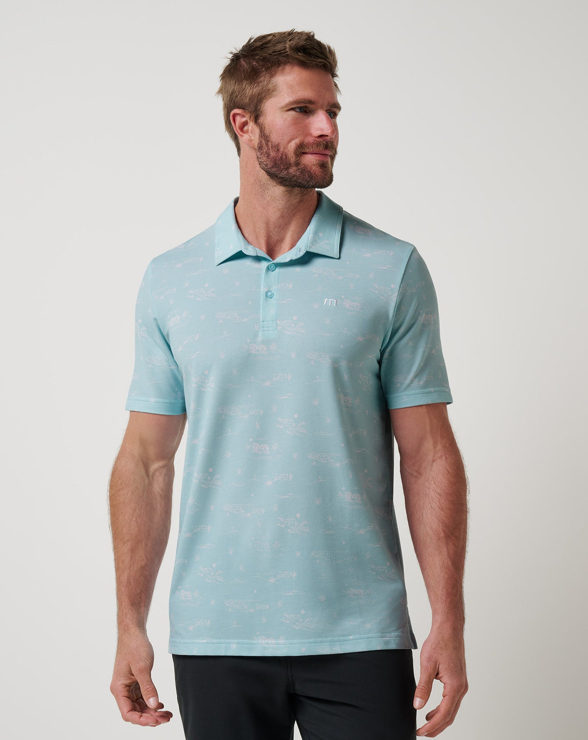 Featherweight City Polo Cory Blue | Travis Mathew