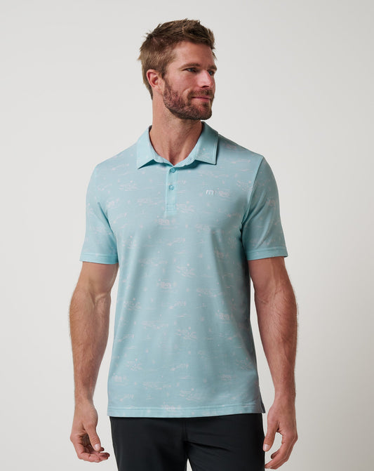 Featherweight City Polo Cory Blue | Travis Mathew