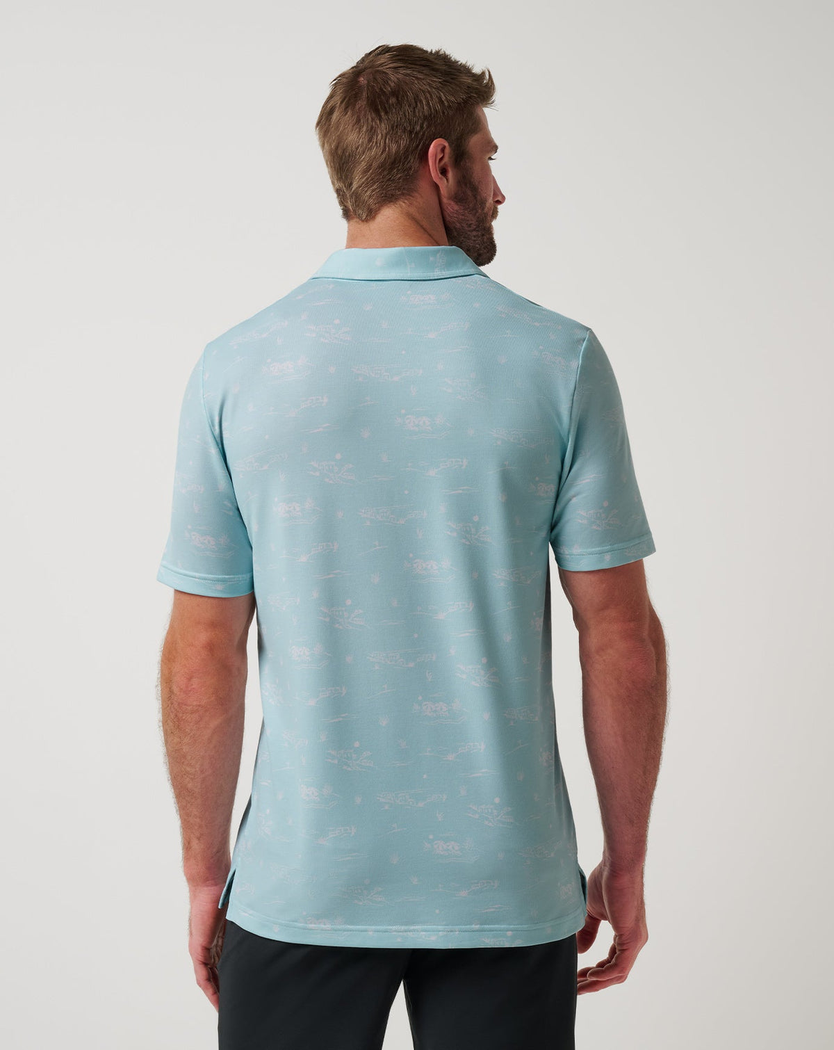 Featherweight City Polo Cory Blue | Travis Mathew