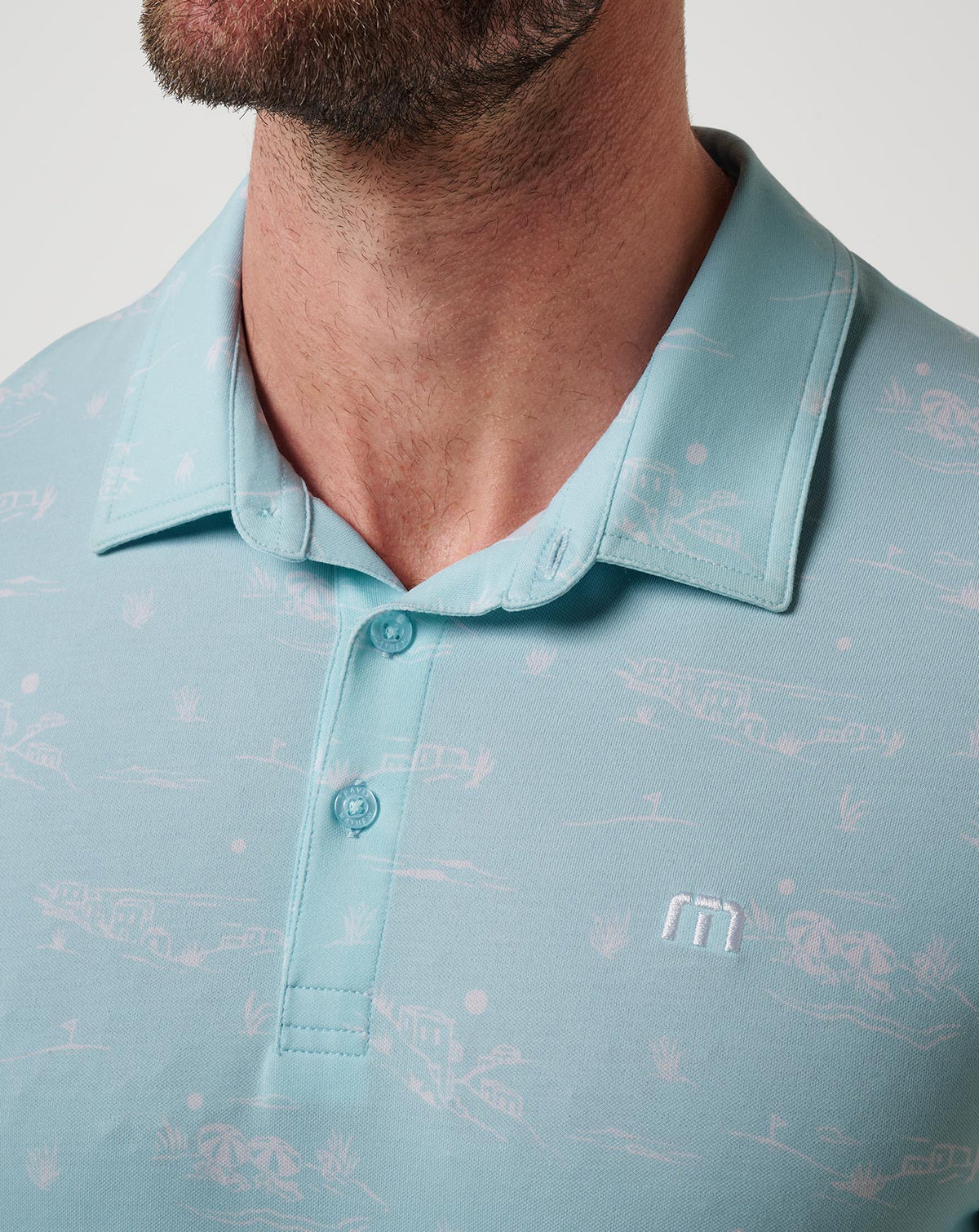 Featherweight City Polo Cory Blue | Travis Mathew