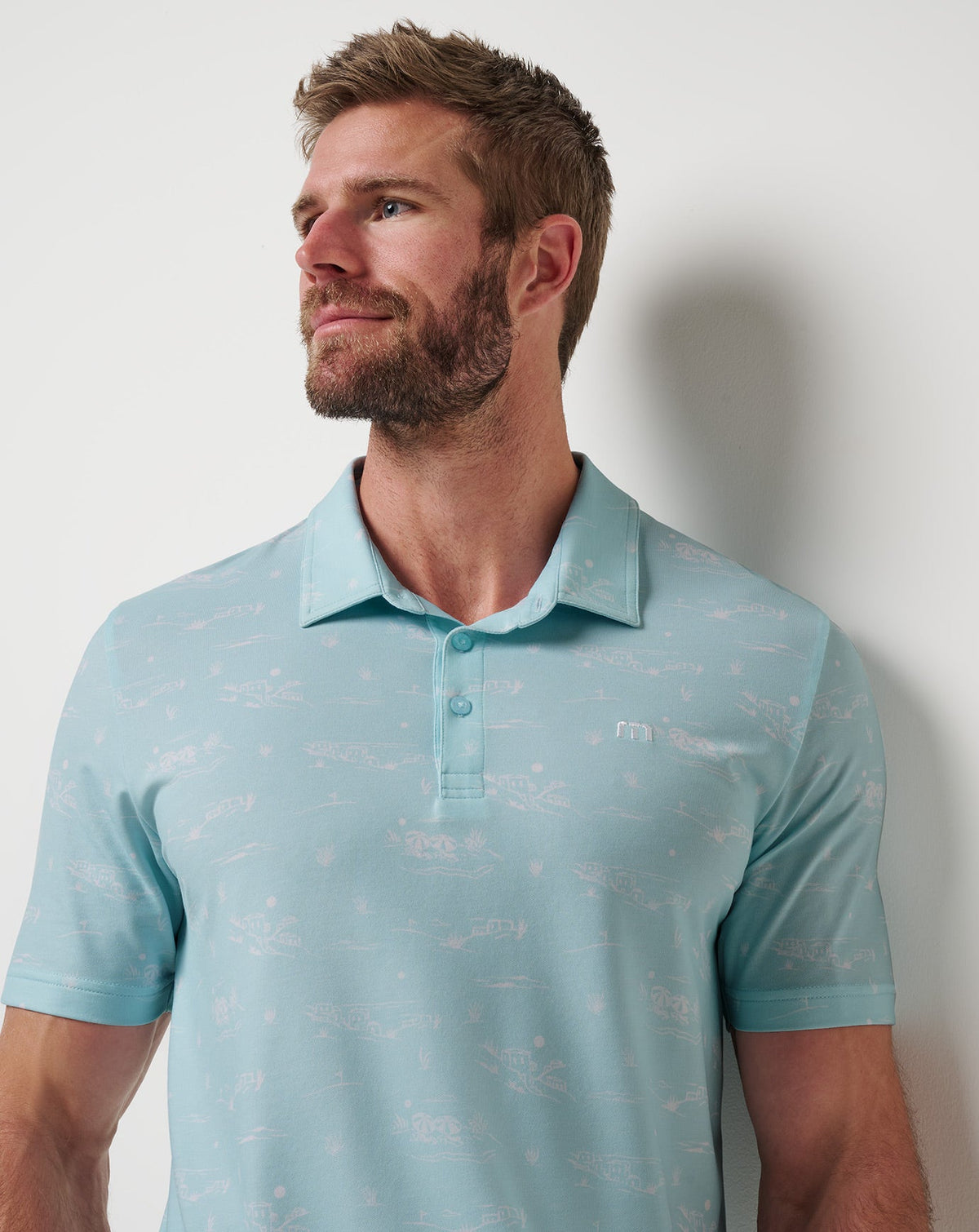 Featherweight City Polo Cory Blue | Travis Mathew