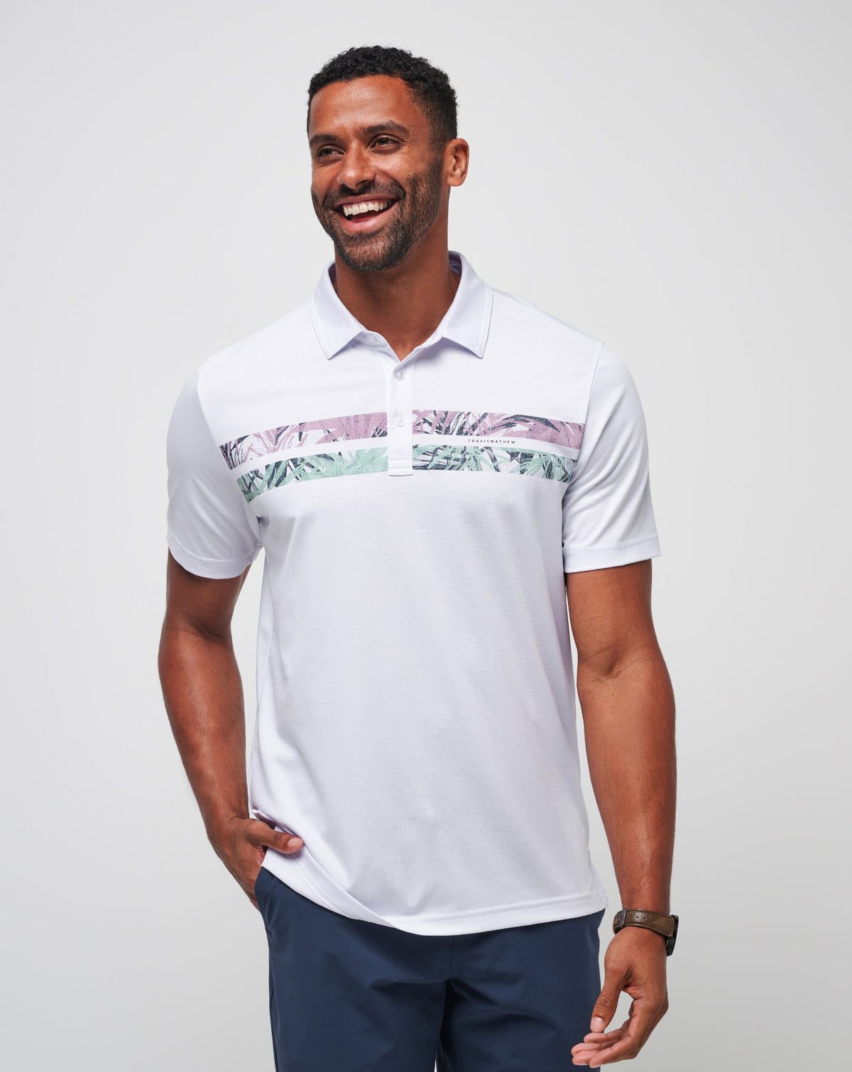 Sand Shaker Polo White | Travis Mathew