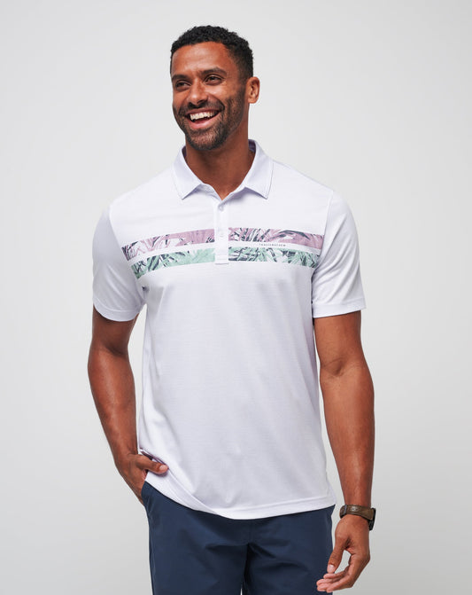 Sand Shaker Polo White | Travis Mathew