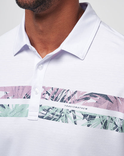 Sand Shaker Polo White | Travis Mathew