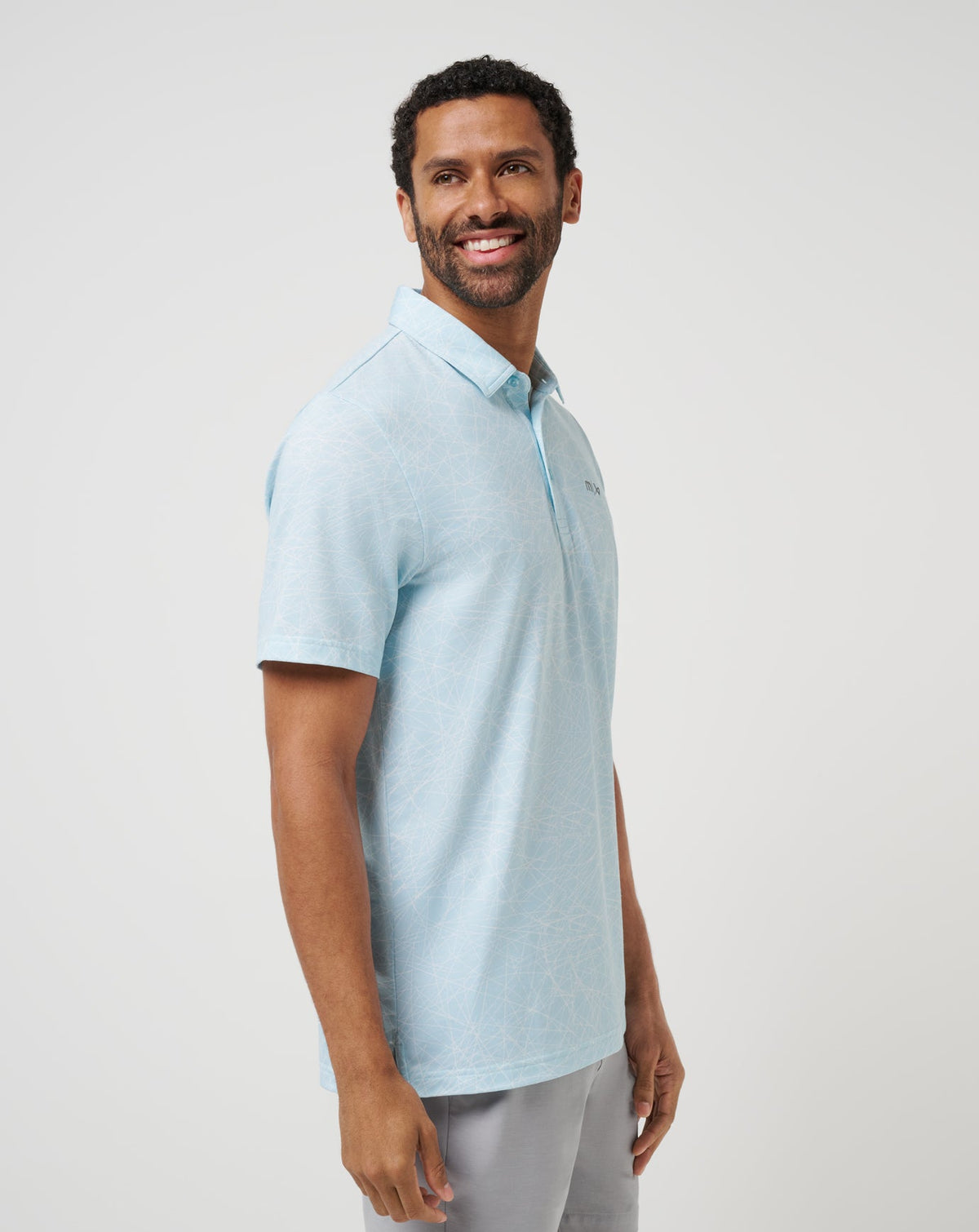Clean Ice Polo Cory Blue | Travis Mathew