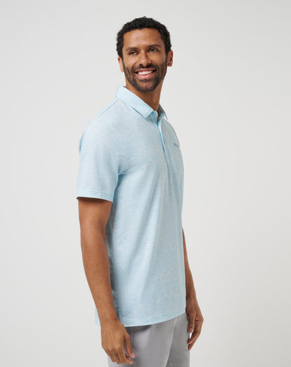Clean Ice Polo Cory Blue | Travis Mathew