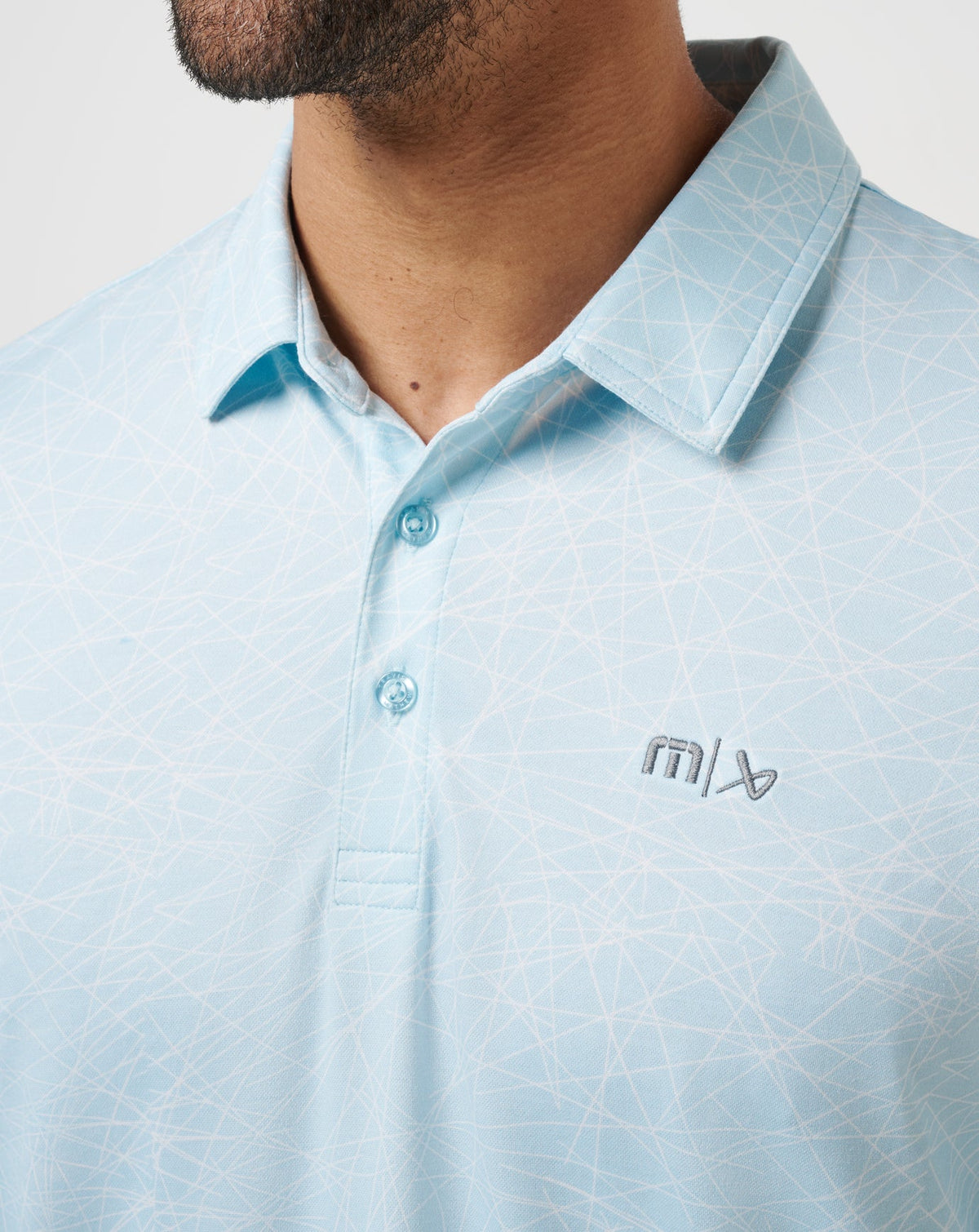 Clean Ice Polo Cory Blue | Travis Mathew