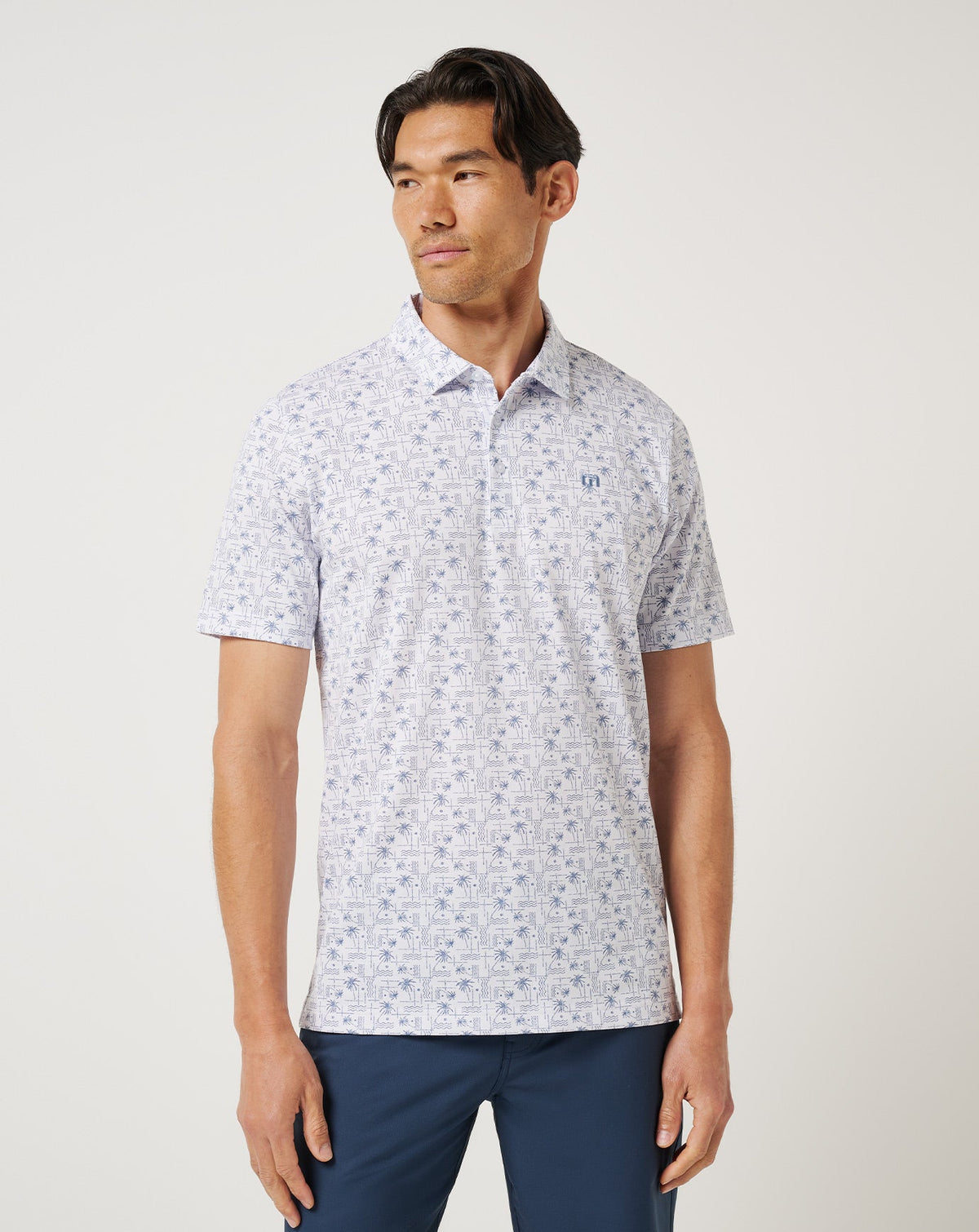 Crystal Sea Polo White | Travis Mathew
