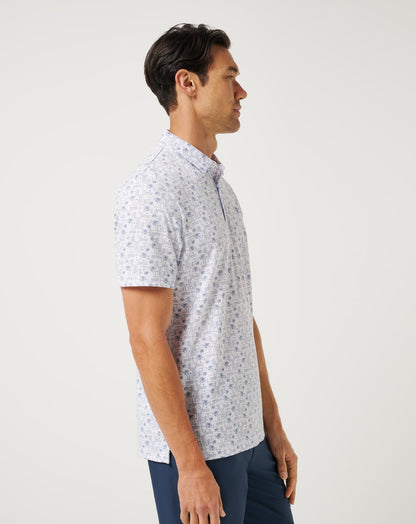 Crystal Sea Polo White | Travis Mathew