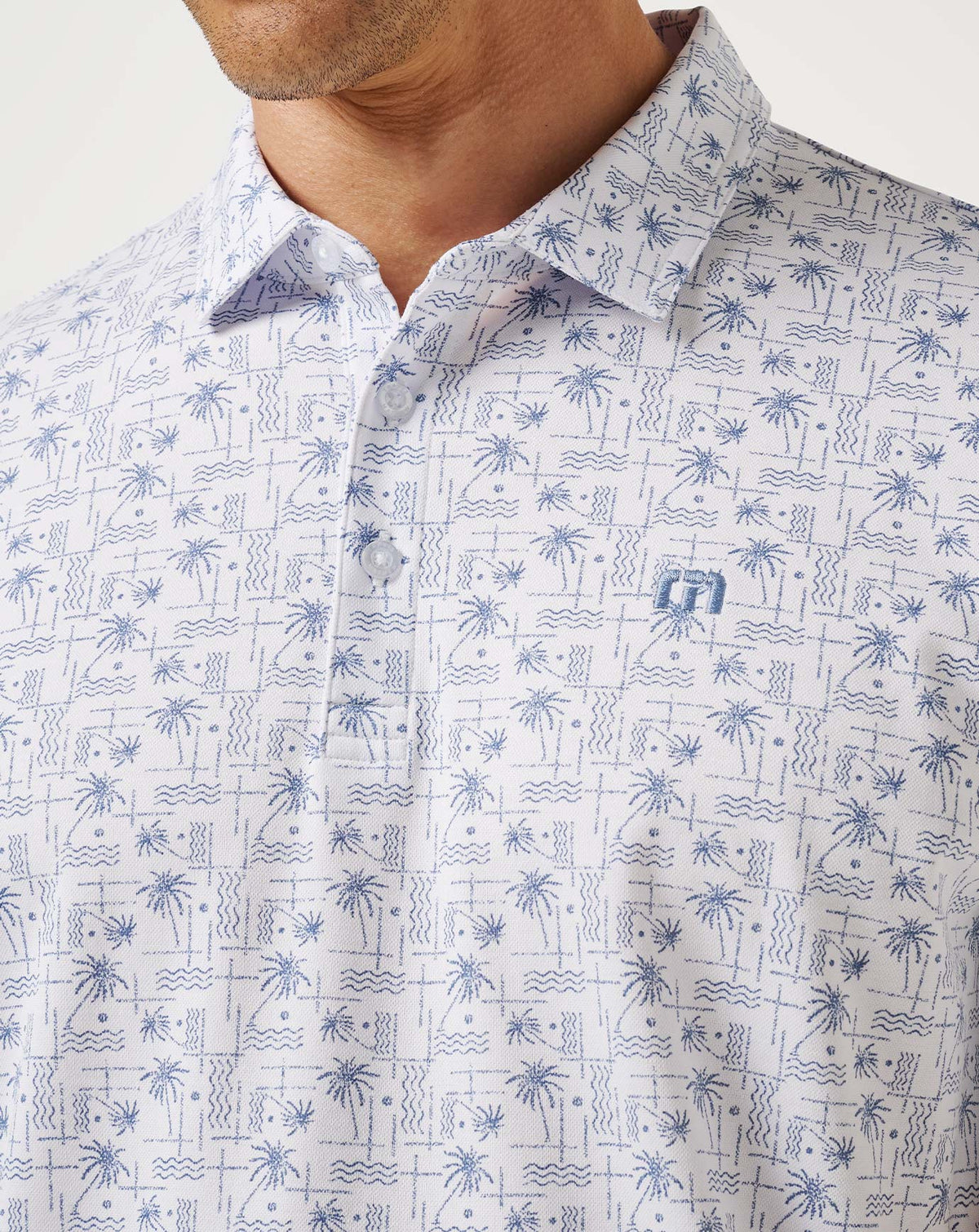 Crystal Sea Polo White | Travis Mathew