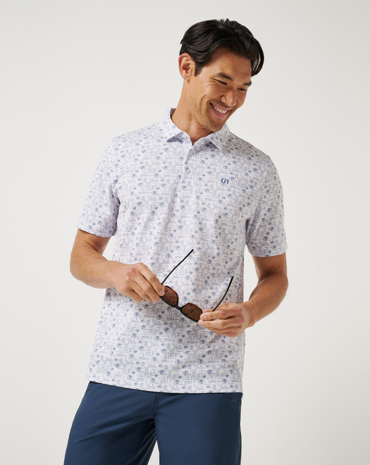 Crystal Sea Polo White | Travis Mathew