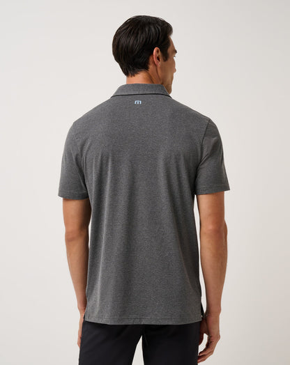Midnight Train Polo Heather Black | Travis Mathew