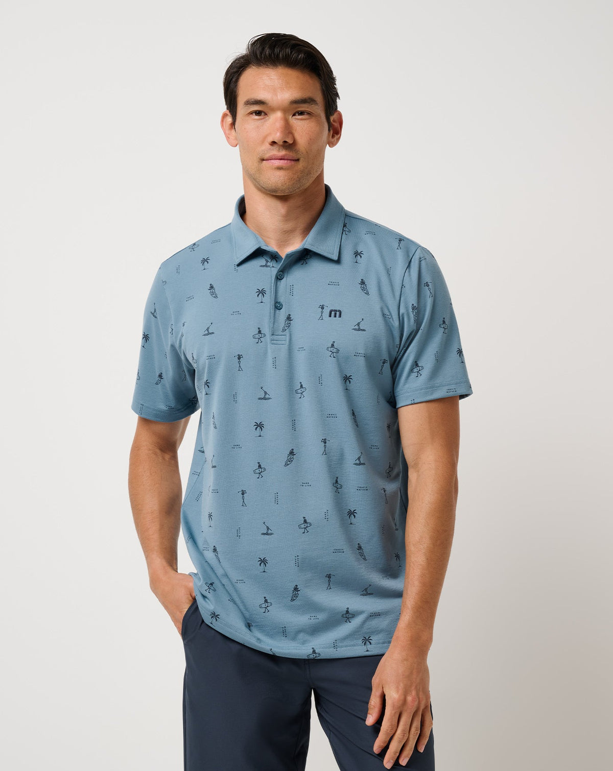 Wake Chaser Polo Captains Blue | Travis Mathew