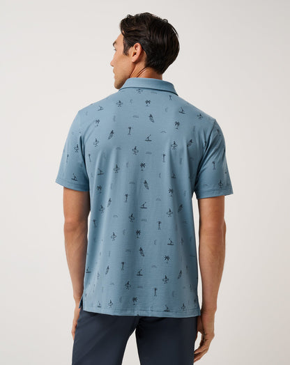 Wake Chaser Polo Captains Blue | Travis Mathew