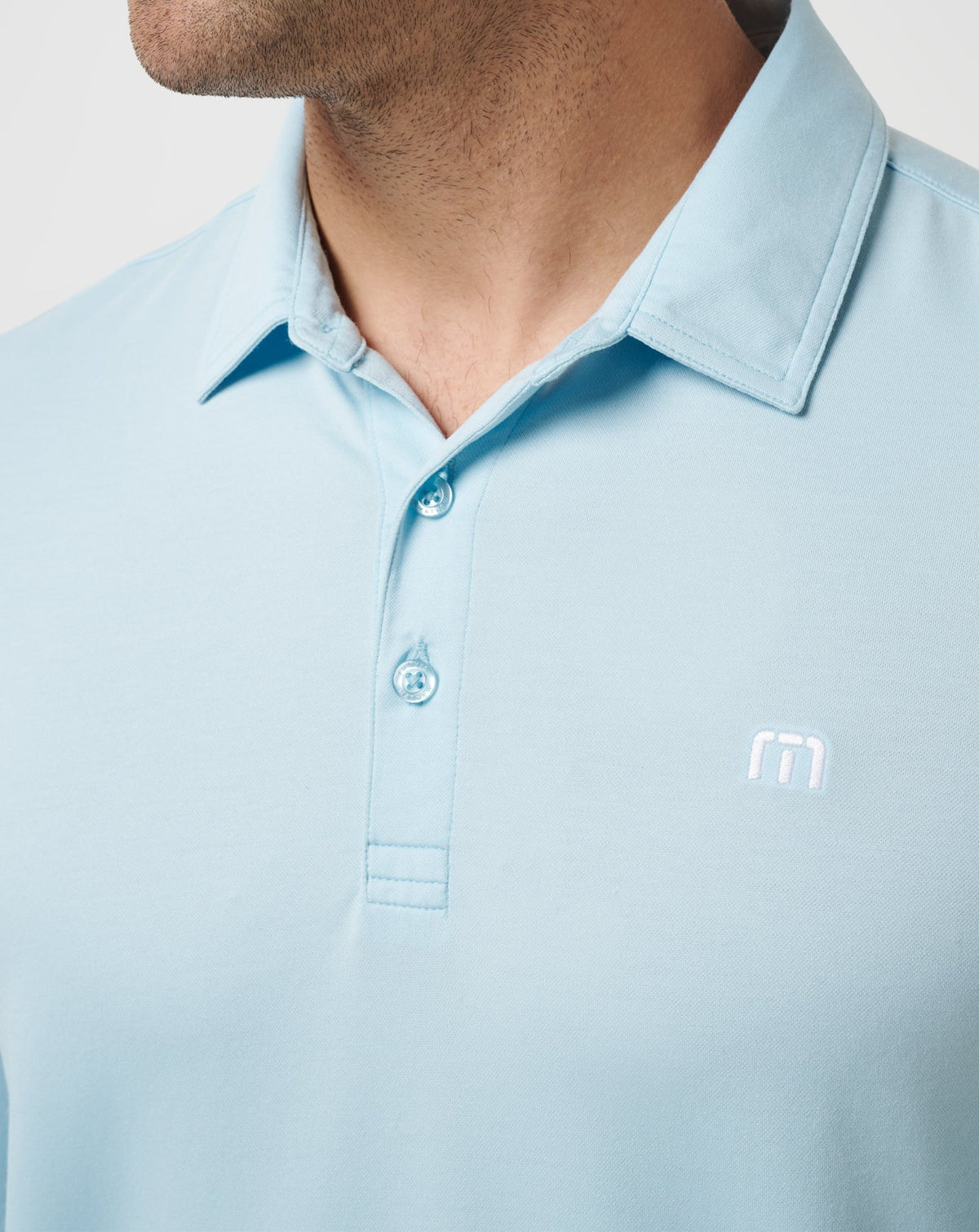 Featherweight Long Sleeve Polo Cory Blue | Travis Mathew