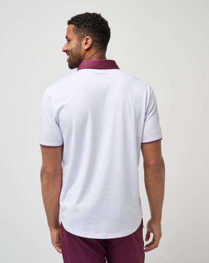 Home Game Polo White | Travis Mathew