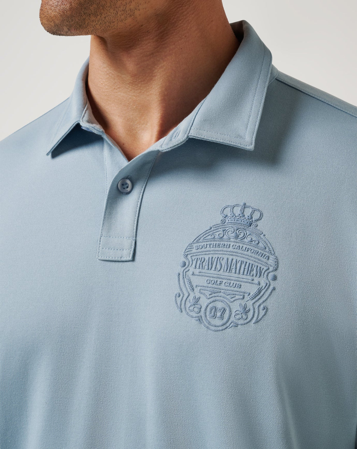 Best Choice Polo Dusty Blue | Travis Mathew