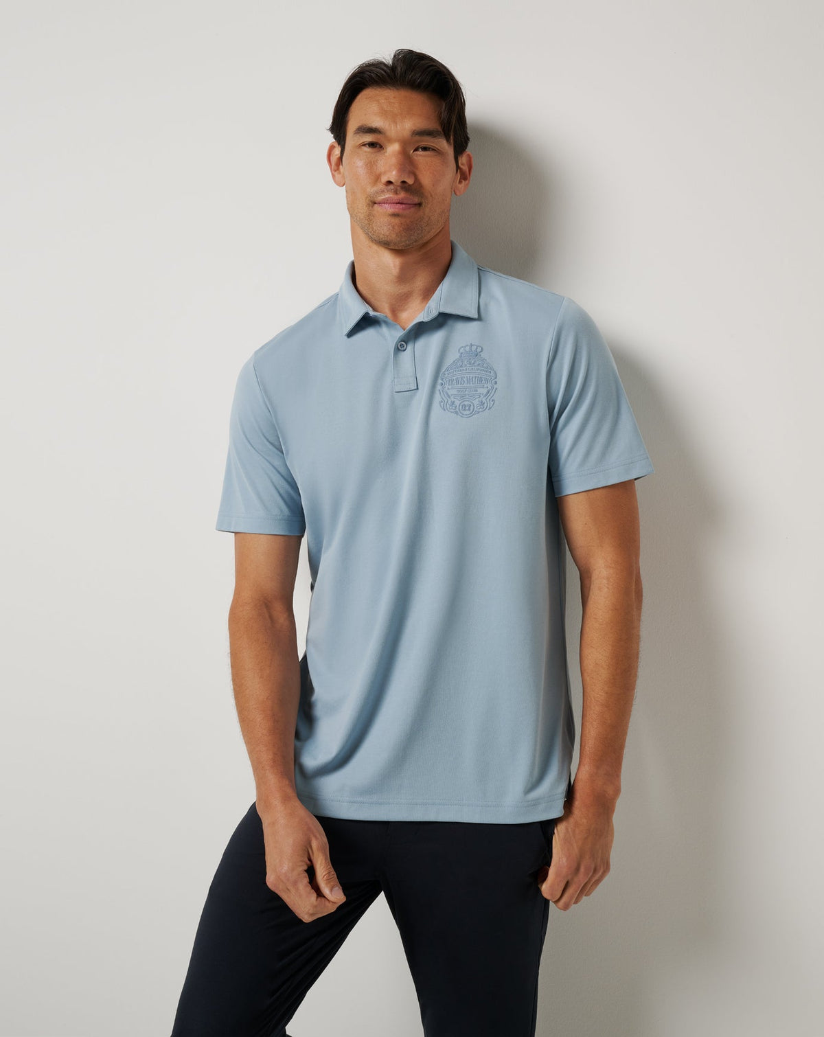 Best Choice Polo Dusty Blue | Travis Mathew