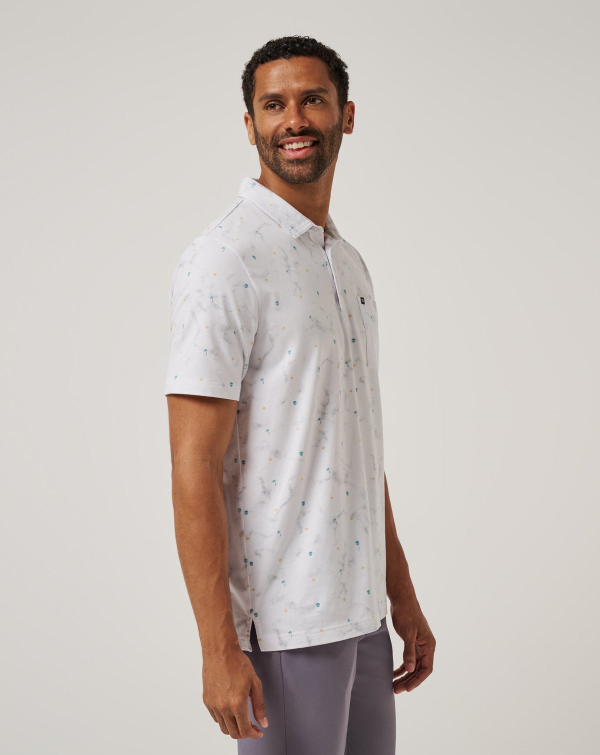 Beach Town Polo White | Travis Mathew