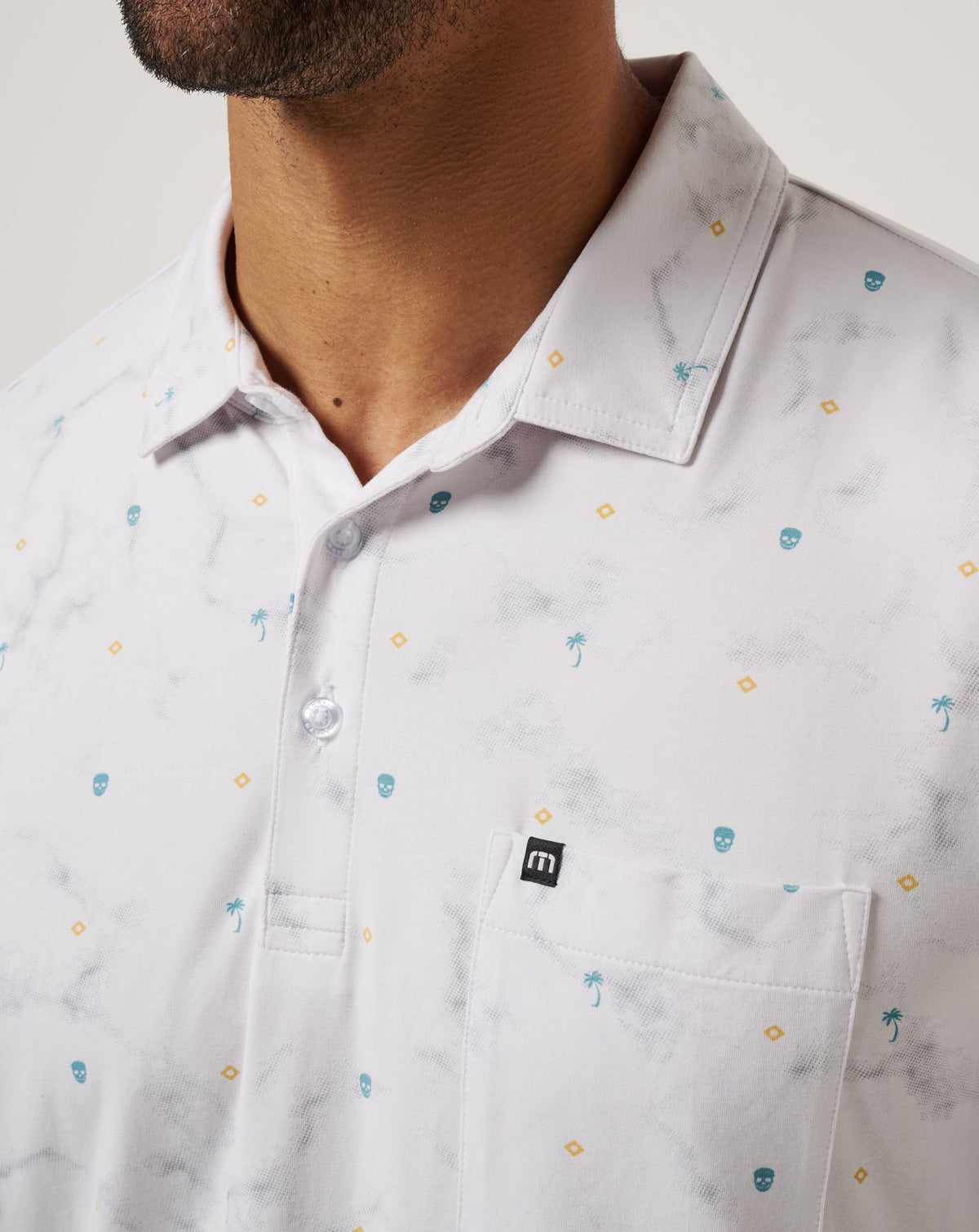 Beach Town Polo White | Travis Mathew