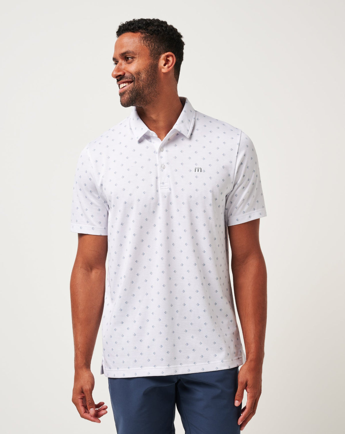 Saturday Night Stay Polo White | Travis Mathew